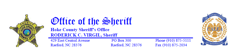 Sheriffs Office Letterhead