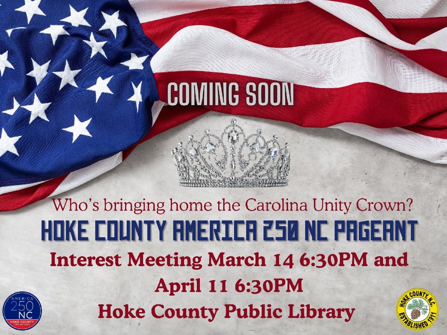Hoke County America 250 NC Pageant Interest Meeting